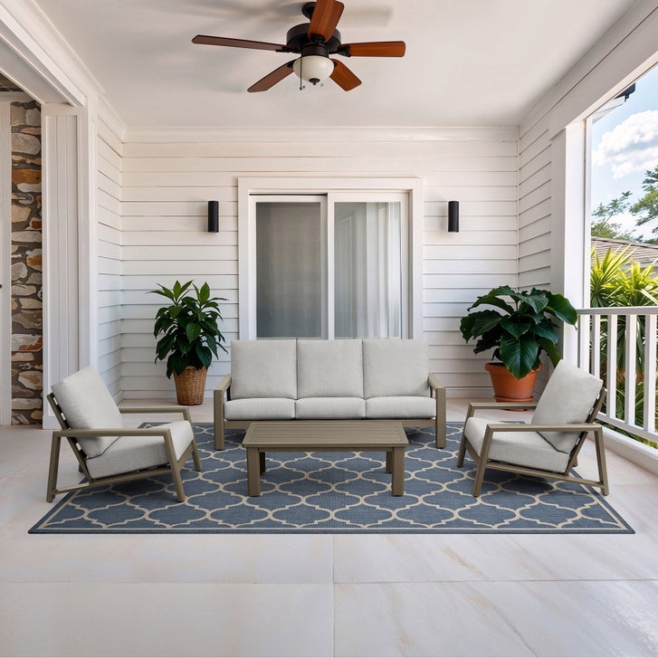 【希少】オーベック クレッシェンド 3PCS SET Henredon Arlow 4-piece Outdoor Patio Seating Set | Costco