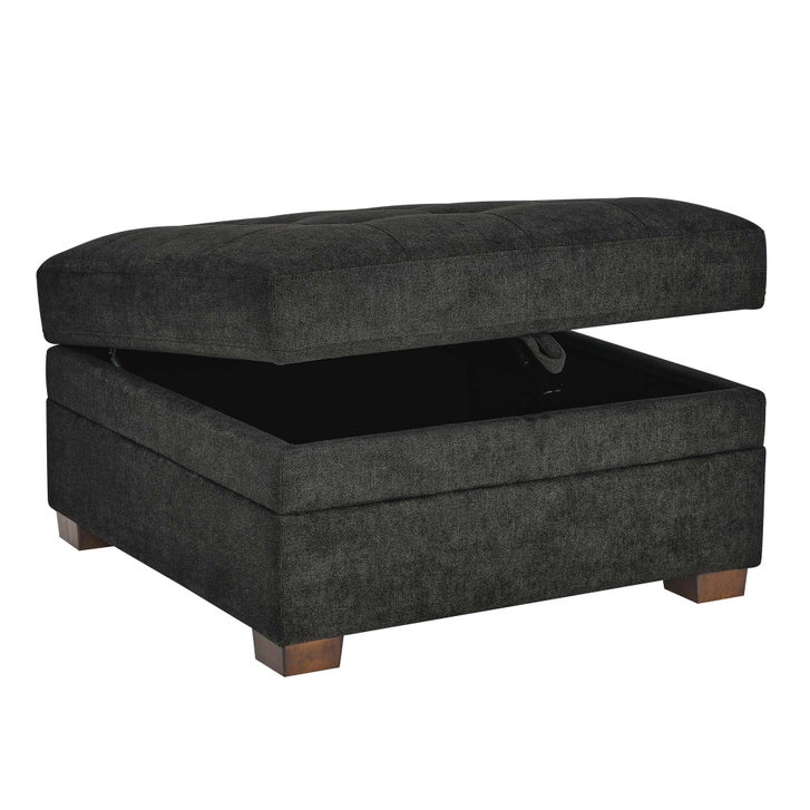 Thomasville Tisdale Storage Ottoman, Dark Gray | Costco