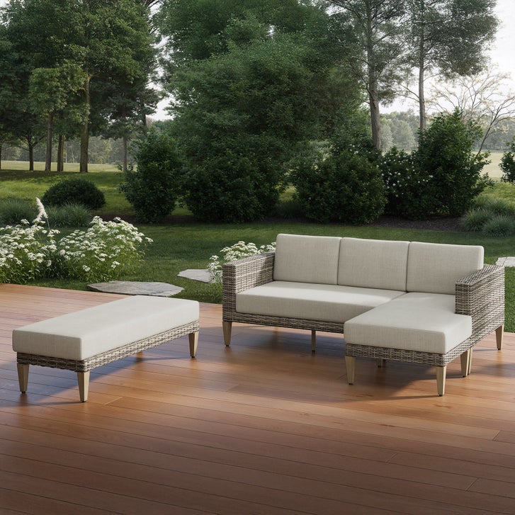 Thomasville Mira 3-piece Outdoor Patio Reversible Sectional | Costco