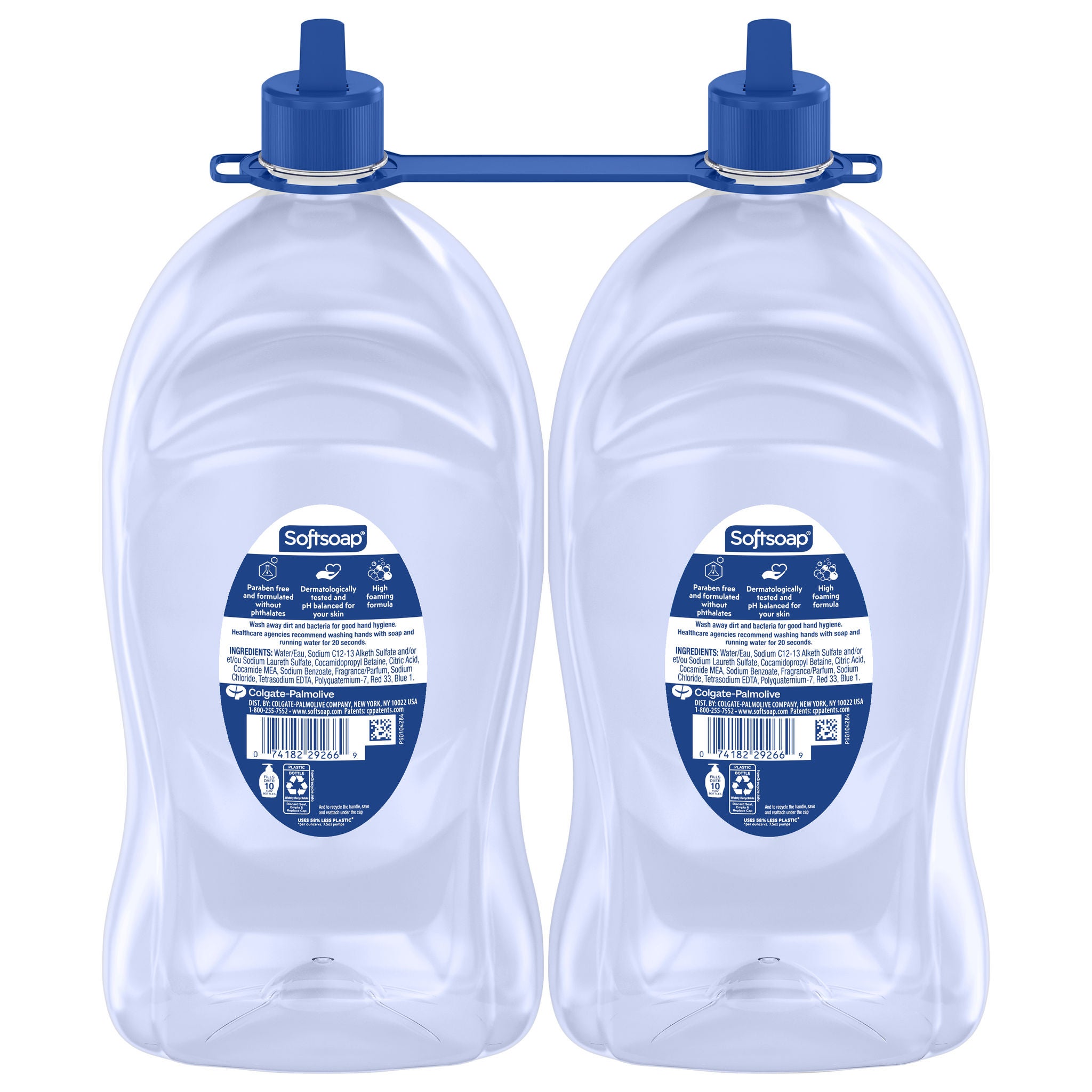 Softsoap Advanced Clean Liquid Hand Soap Refill, 80 fl oz, 2 ct Softsoap Advanced Clean Liquid Hand Soap Refill, 80 fl oz, 2 ct
