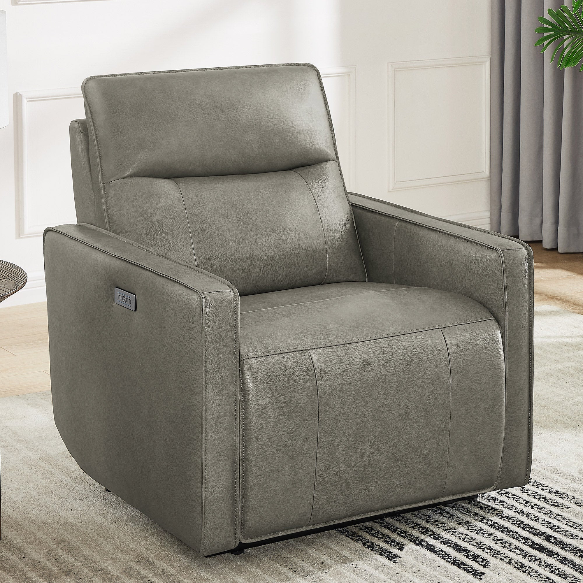 Henredon Keira Leather Zero Gravity Recliner | Costco