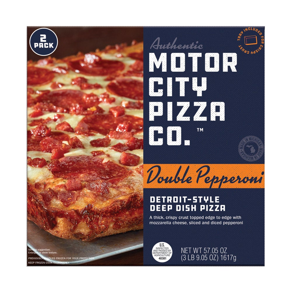 Authentic Motor City Pizza Co Detroit-Style Deep Dish Pizza