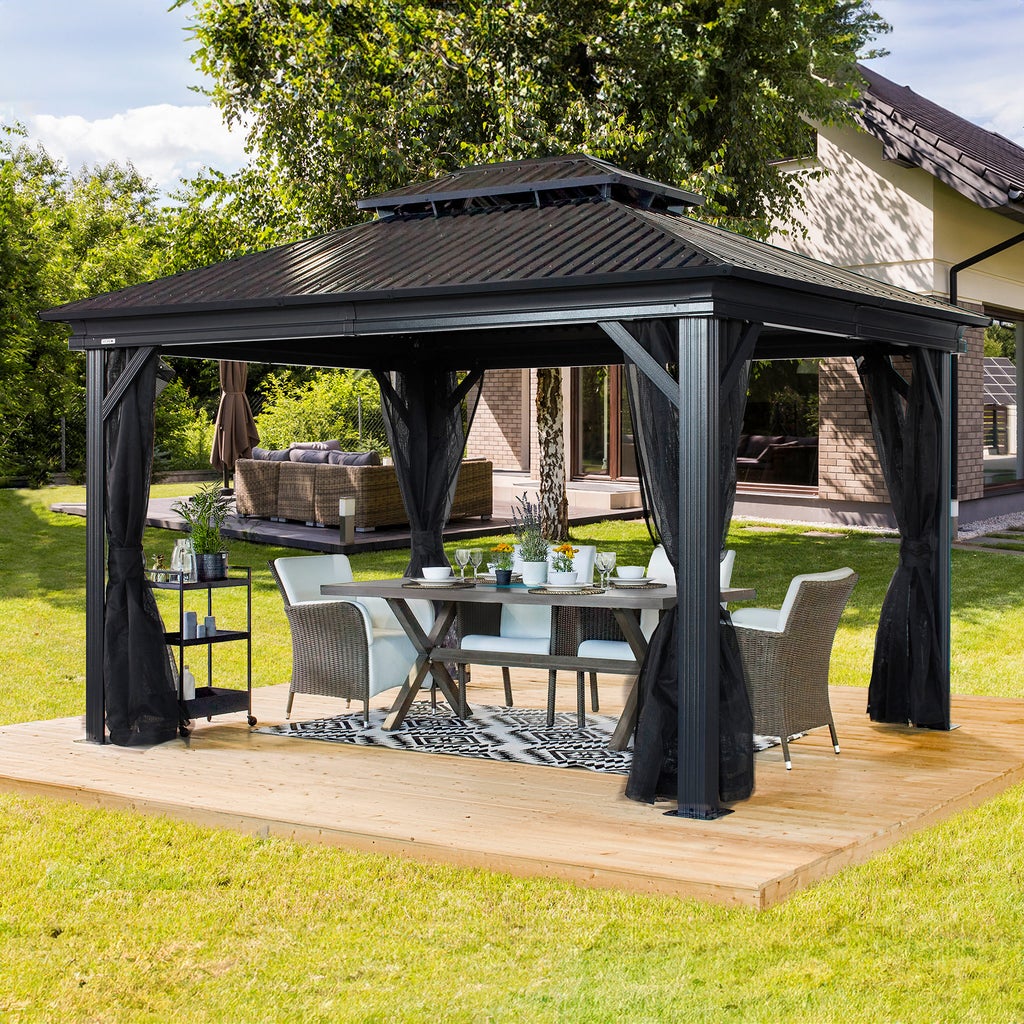 ♡即完新品 Cozue Ninomiya × OUTDOOR PRODUCTS♡ Sojag Kiana 10x12 Gazebo with Mosquito Netting | Costco