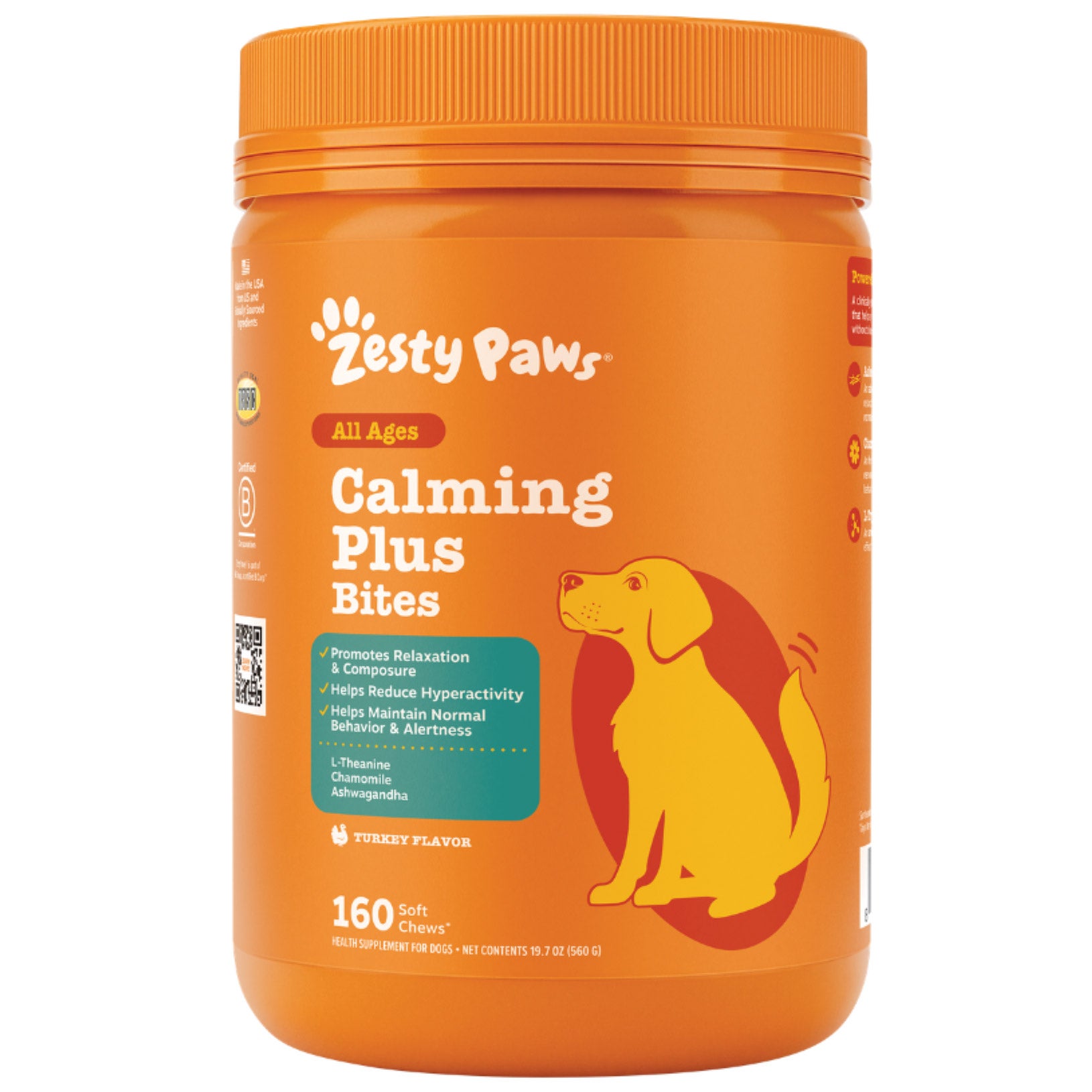 あなご　マイシード　plusus for men 2セット Zesty Paws Calming Plus for Dogs, Turkey Flavor, 160-count | Costco