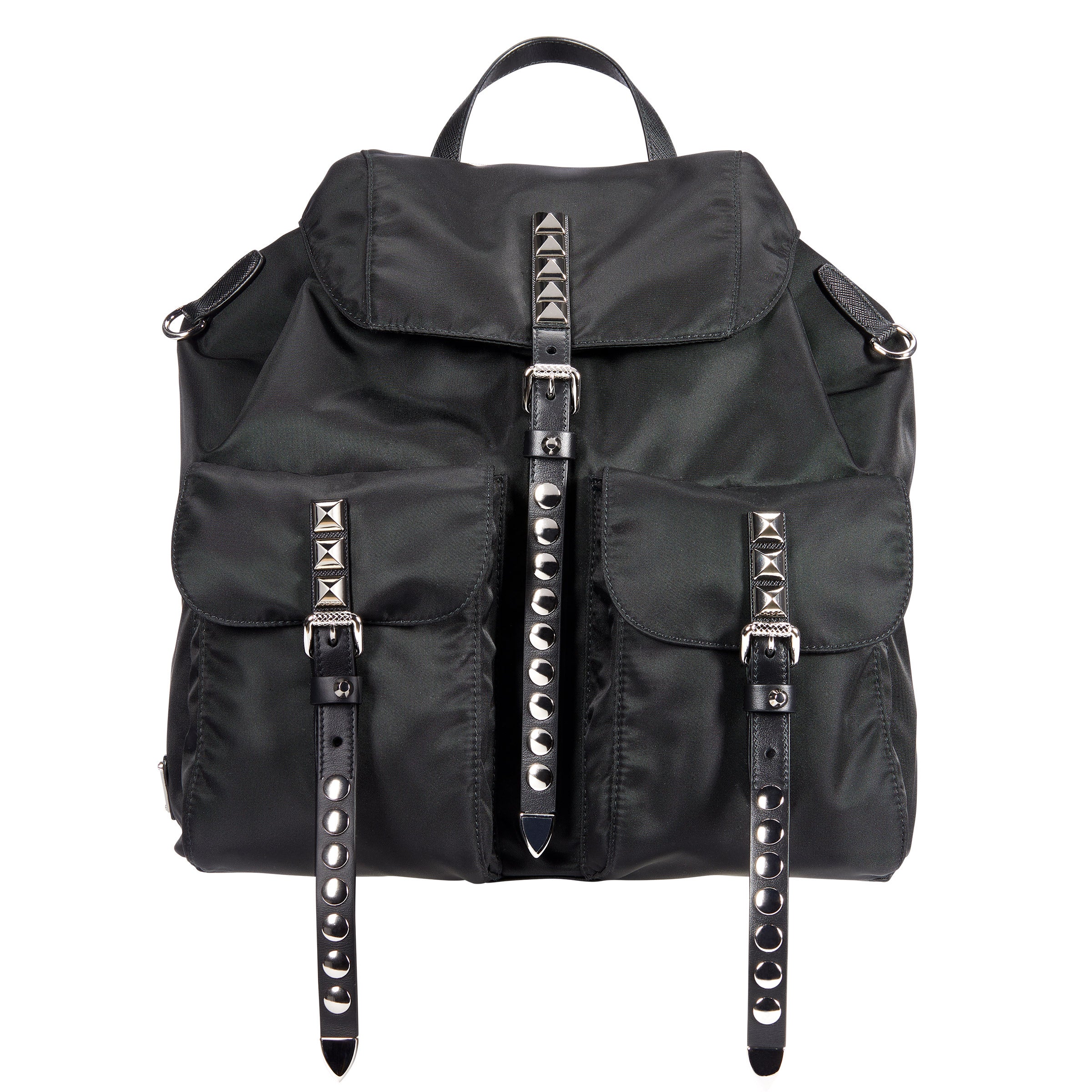 Prada Med Nylon Backpack, Black | Costco