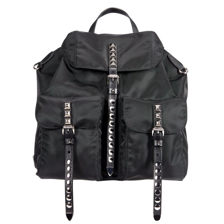 PRADA　ナイロンリュック Prada Med Nylon Backpack, Black | Costco