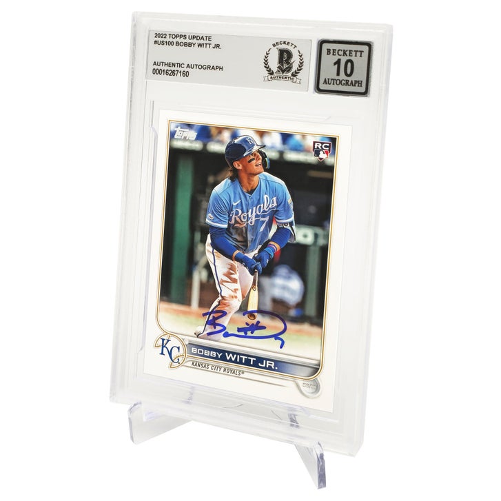 Bobby Witt Jr. Autographed 2022 Topps Update Rookie Card #US100