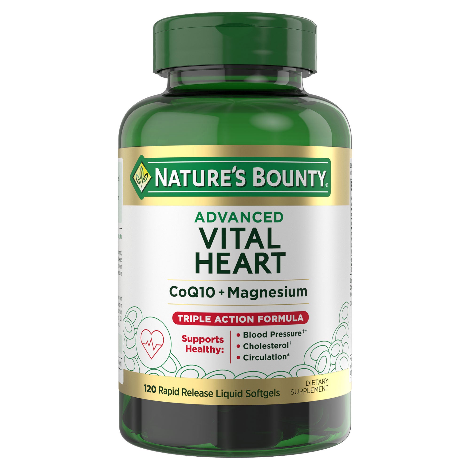 Nature’s Bounty Advanced Vital Heart, 120 Count