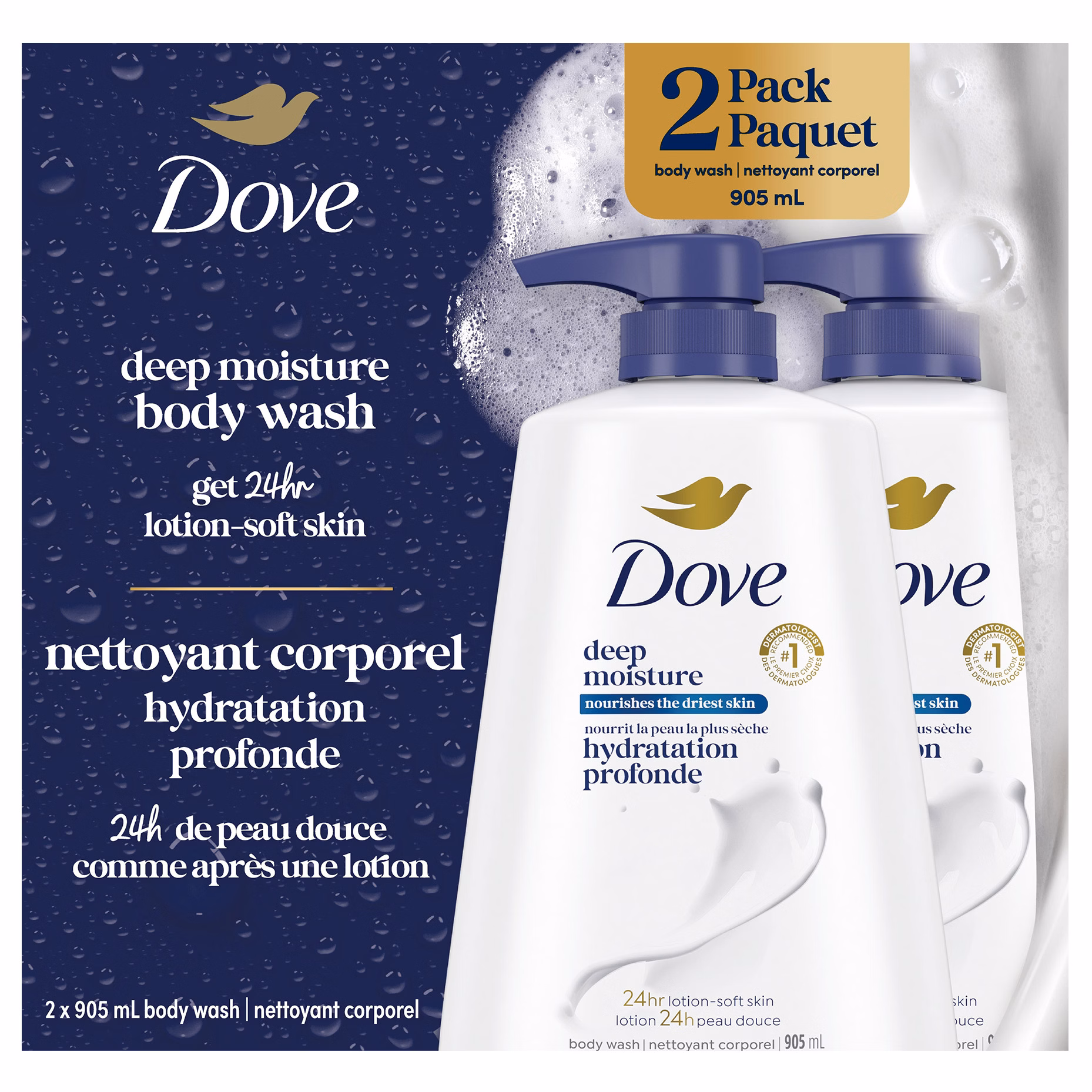Dove deep moisture body wash