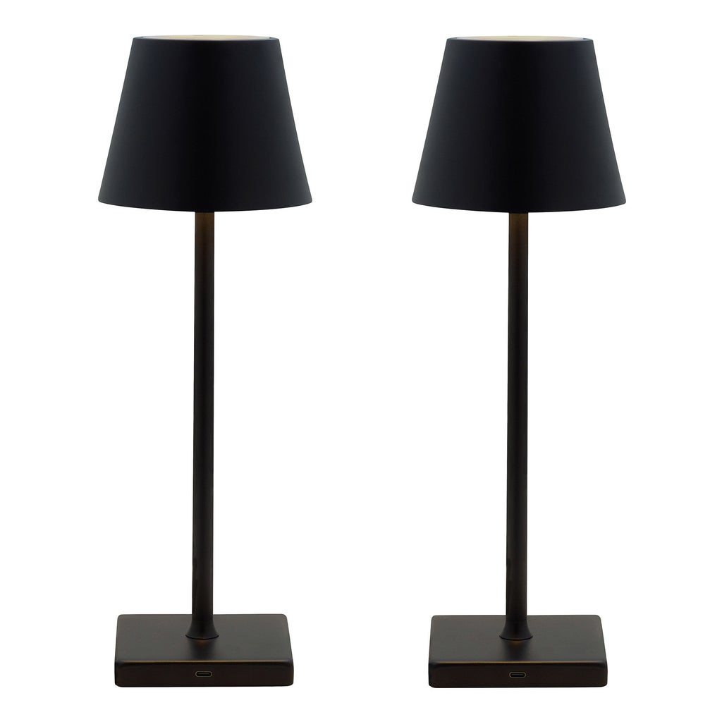 Mikasa Touch Control Rechargeable LED Lamps, Set of 2 | Costco