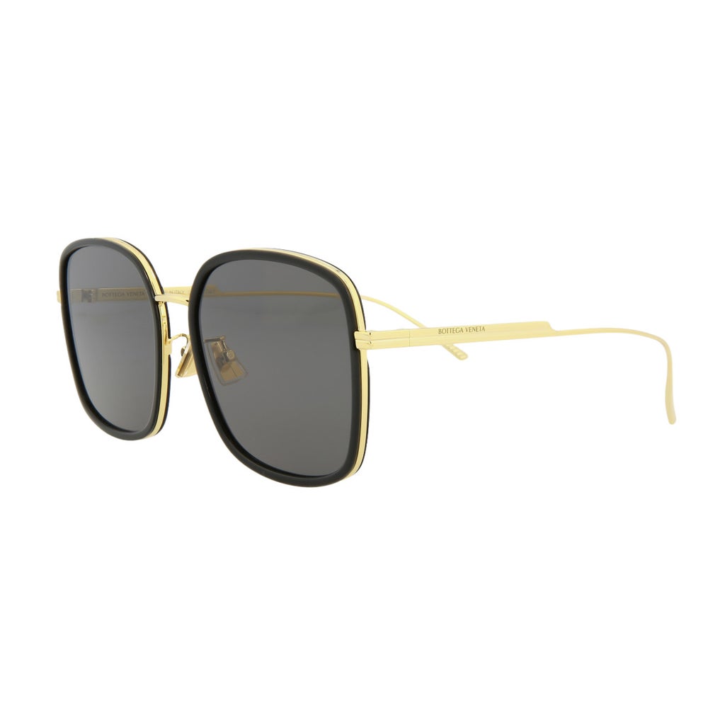Bottega Veneta BV0300SK Black Gold Grey Sunglasses | Costco