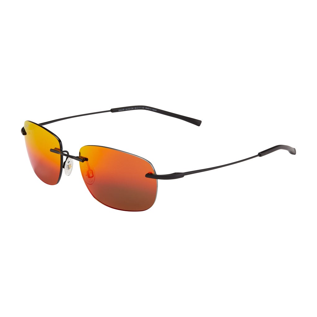 Maui Jim Nanea RM332-2M Matte Black HAWAII LAVA Polarized