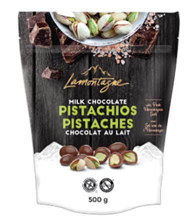 Lamontagne chocolate-covered pistachios