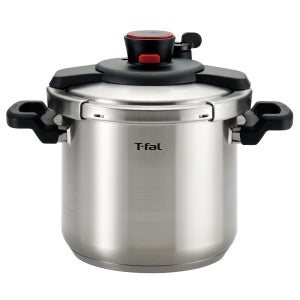 T-fal Clipso Stainless Steel Pressure Cooker, 7.6 L