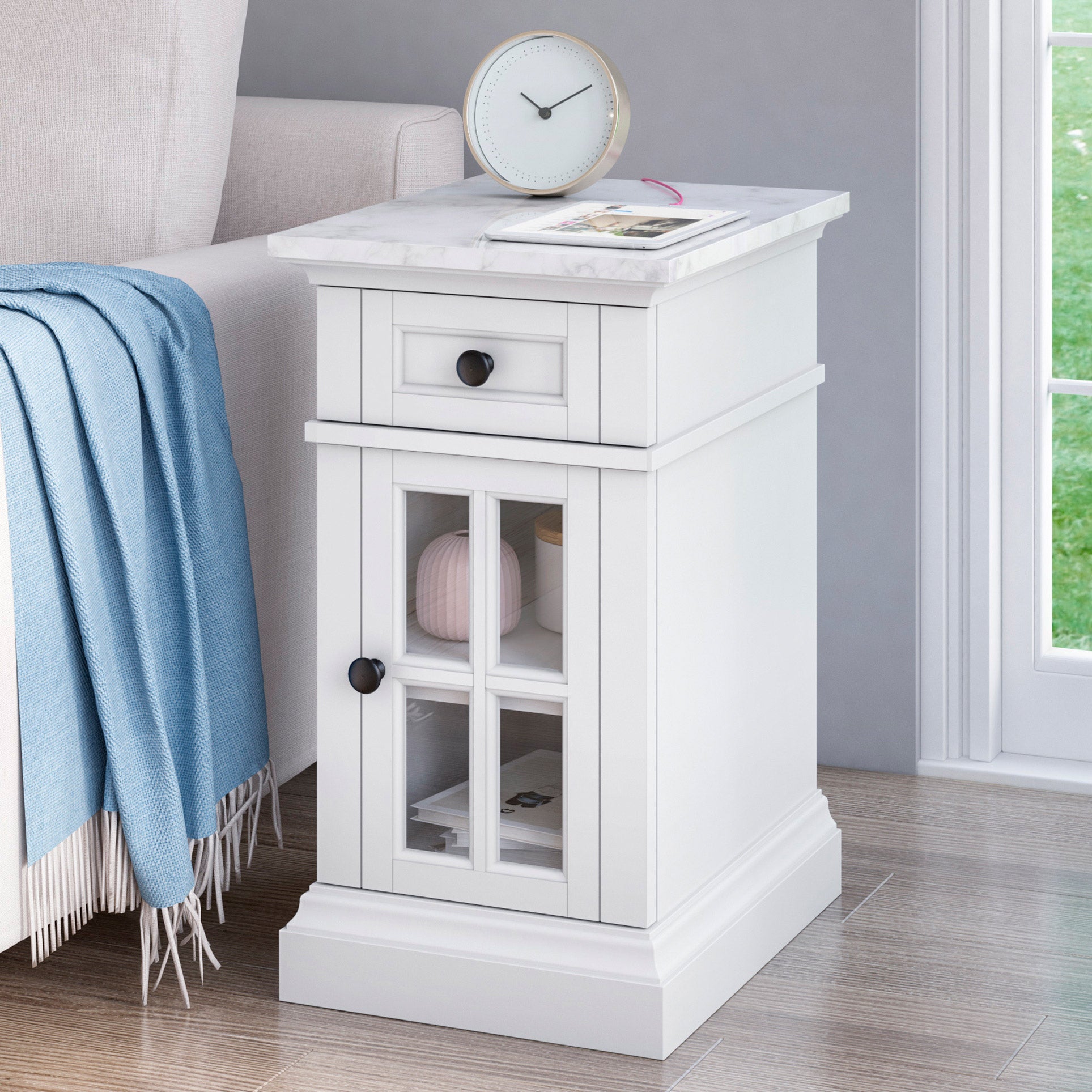 Tresanti Kerrigan Chairside Table with Power | Costco