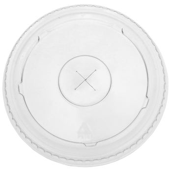 Fabri-Kal PET Plastic X-Slot Cold Cup Lids, 12-24 oz, 1000 ct