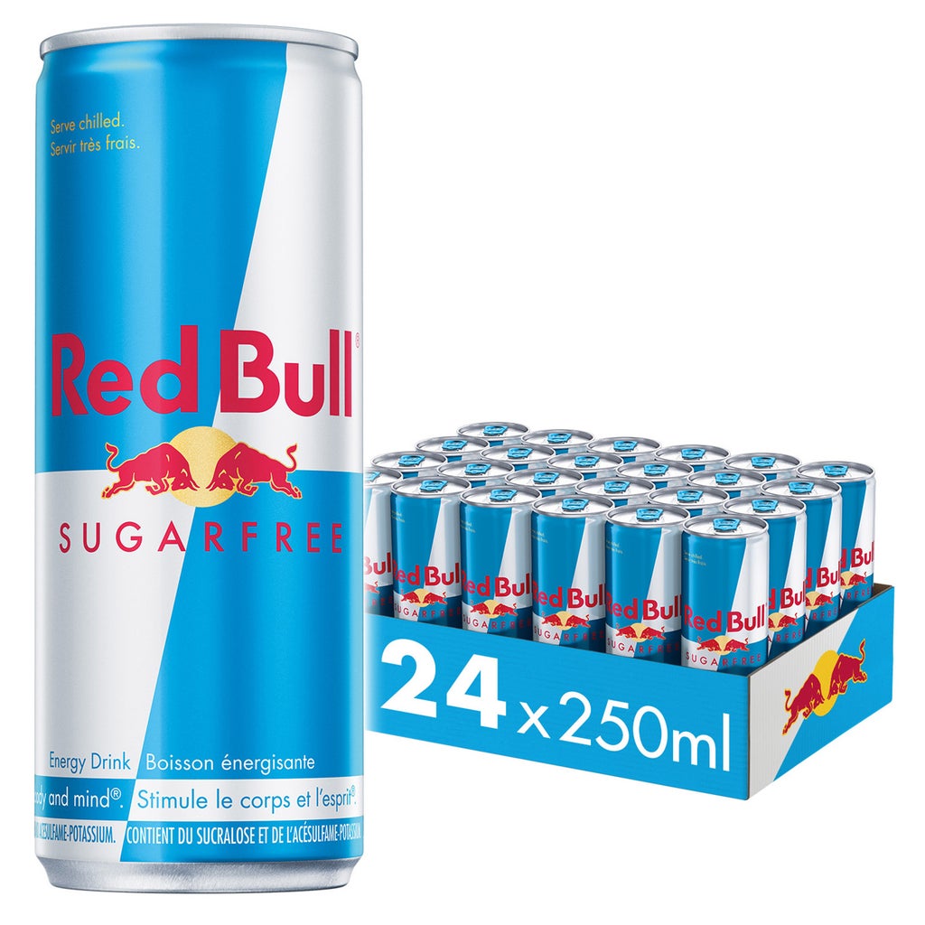 Red Bull Sugar-free Energy Drink, 250 mL 24-pack | Costco
