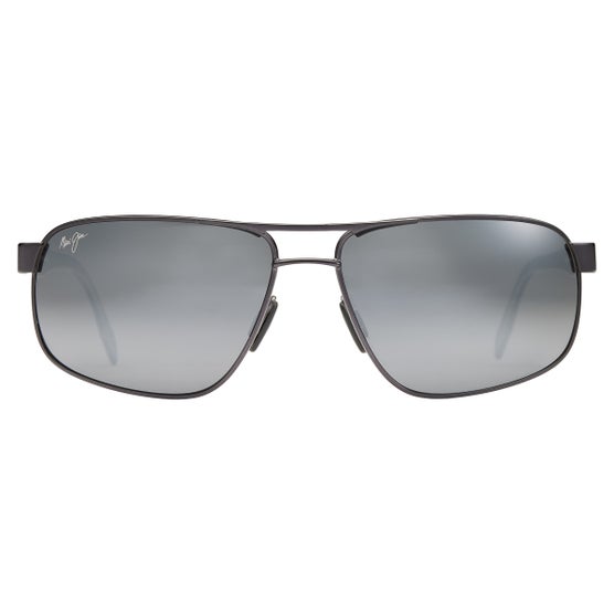 Maui Jim Whitehaven 776-02S Black Gunmetal Grey Silver Polarized