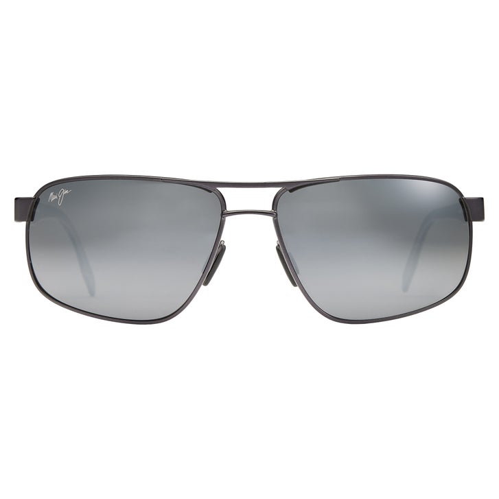 Maui Jim Whitehaven 776-02S Black Gunmetal Grey Silver Polarized