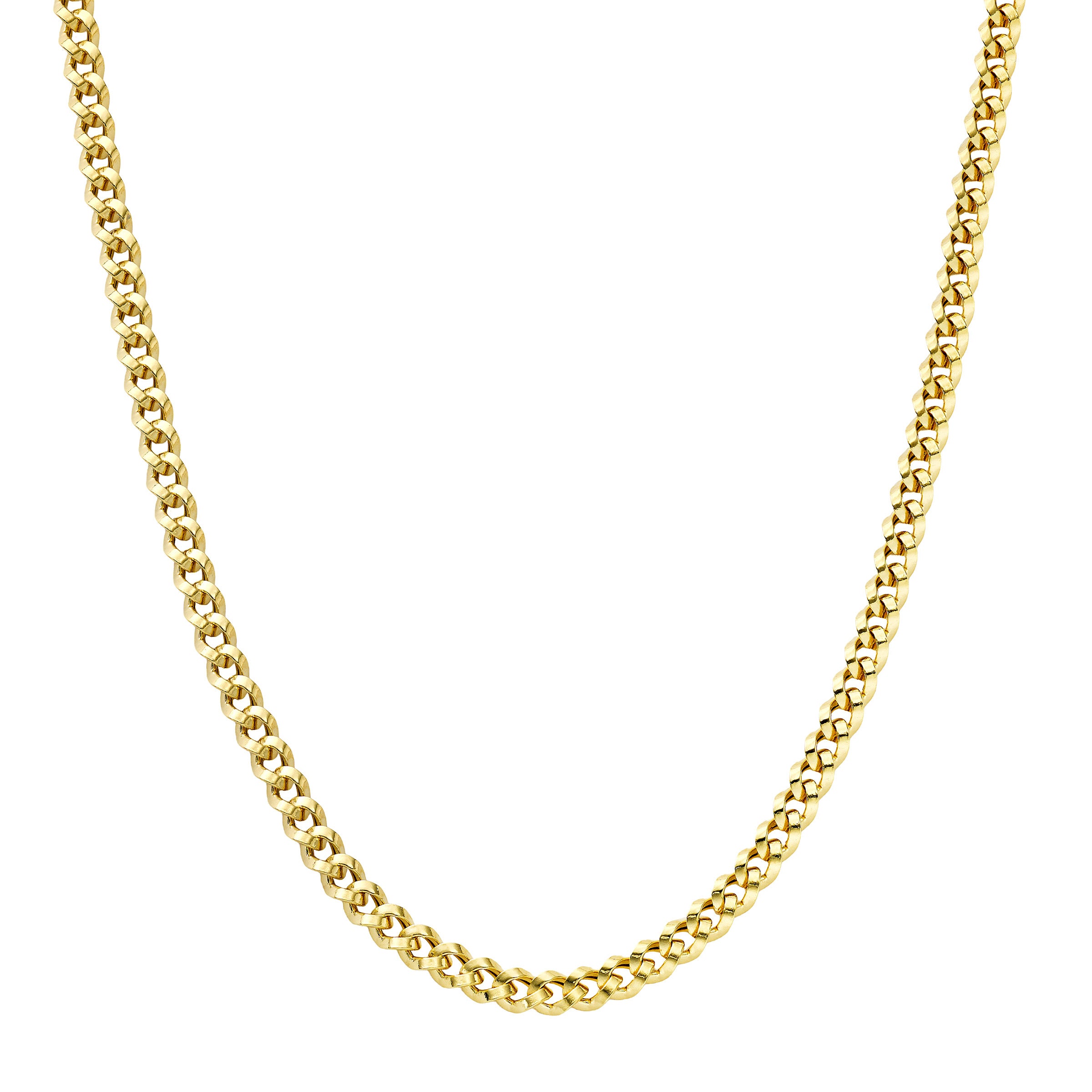 14kt Yellow Gold Curb Link Necklace | Costco