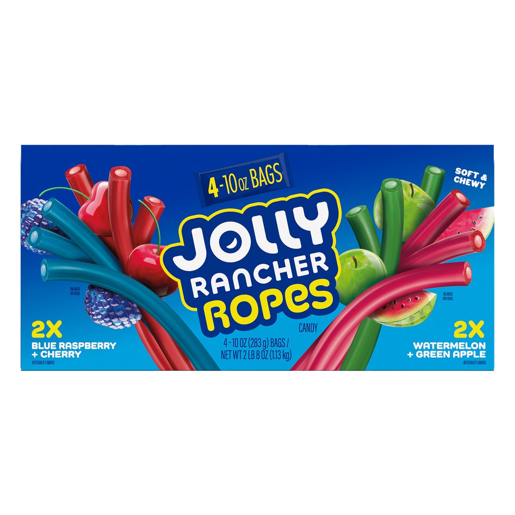Joler Rancher Cany Ropes Jolly Rancher Ropes, Variety Pack, 10 oz, 4 ct | Costco