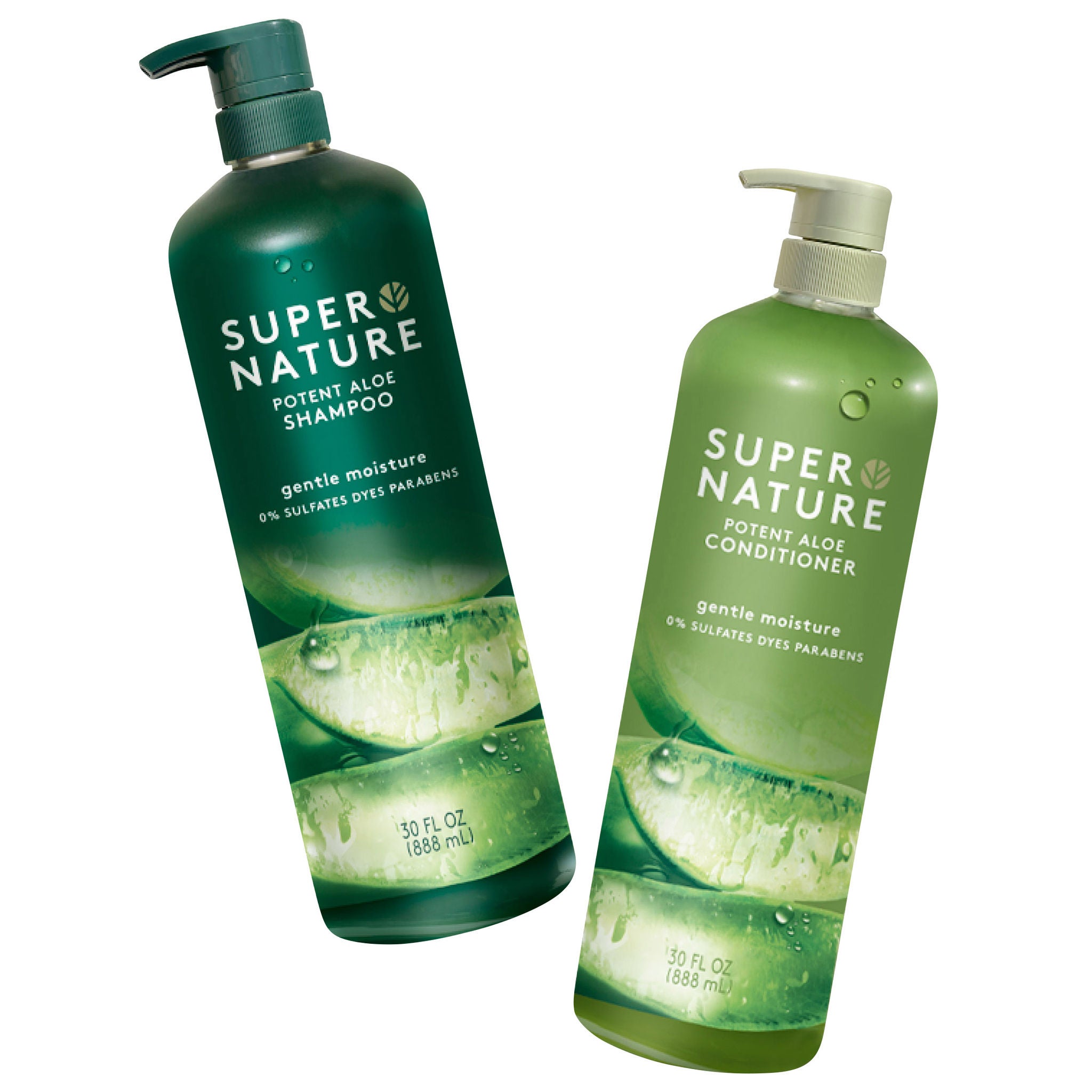 Super Nature Shampoo/Conditioner, 30 fl oz each | Costco