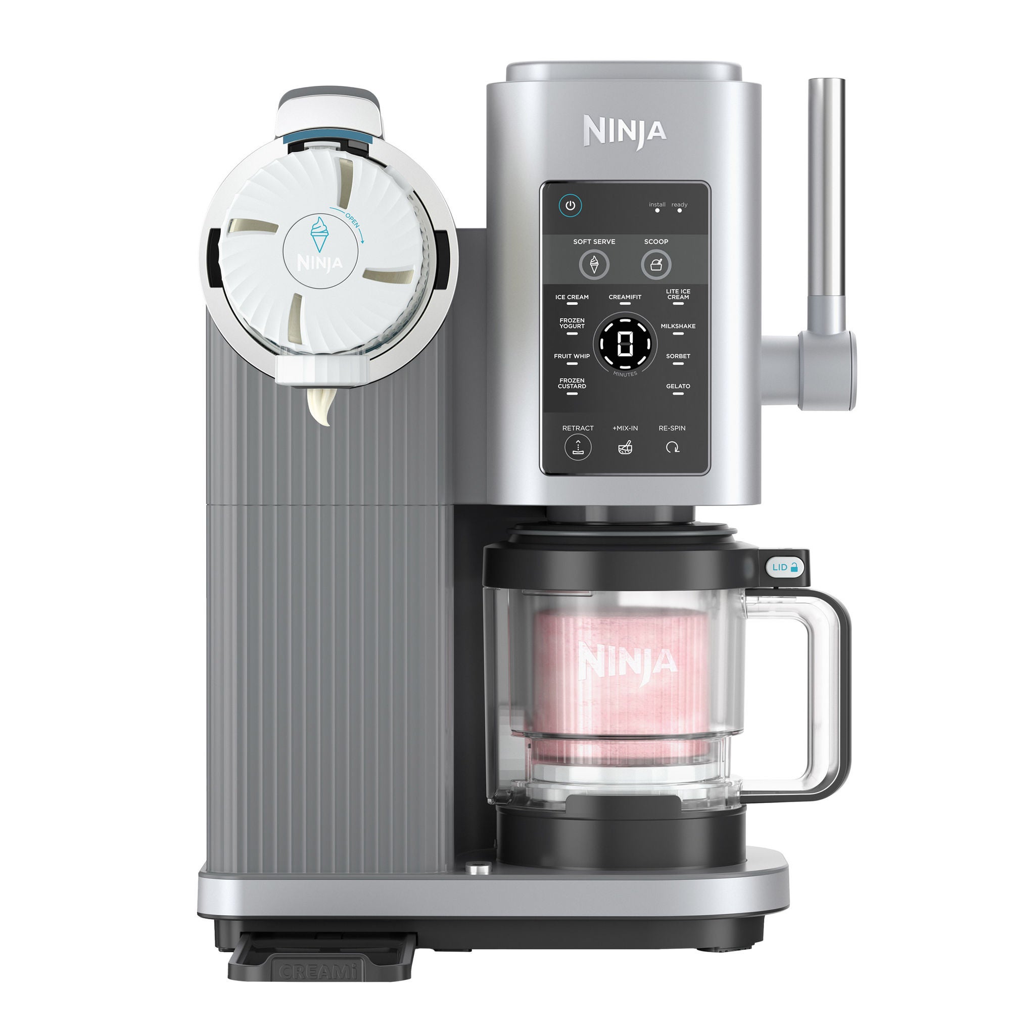 Ninja CREAMi Scoop and Swirl Ice Cream and Soft Serve Maker, 13