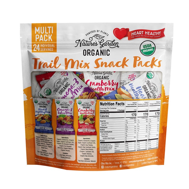 Nature's Garden Organic Trail Mix 24-count, 2-pack | Costco