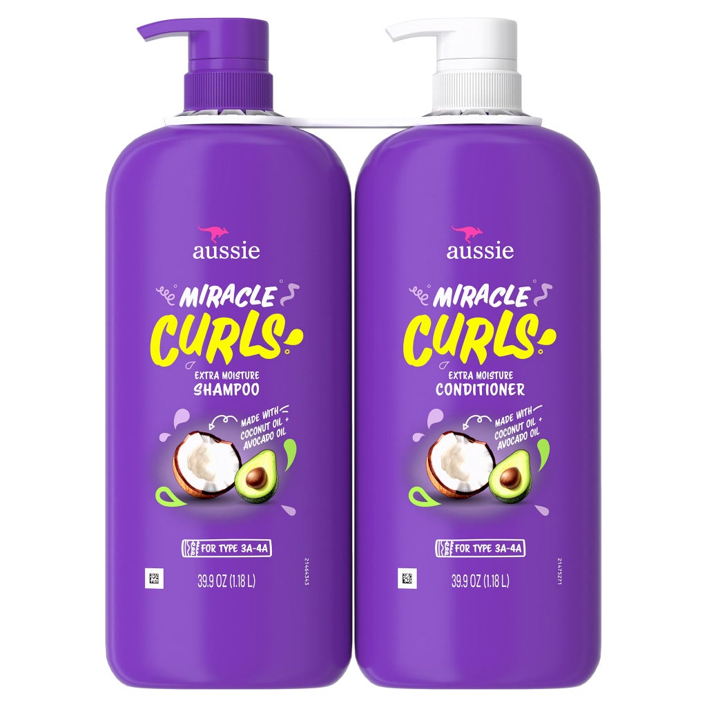 Aussie Miracle Curls Shampoo & Conditioner 39.9 fl oz Each | Costco