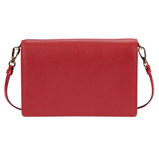 Prada Saffiano Leather Mini Bag, Red | Costco