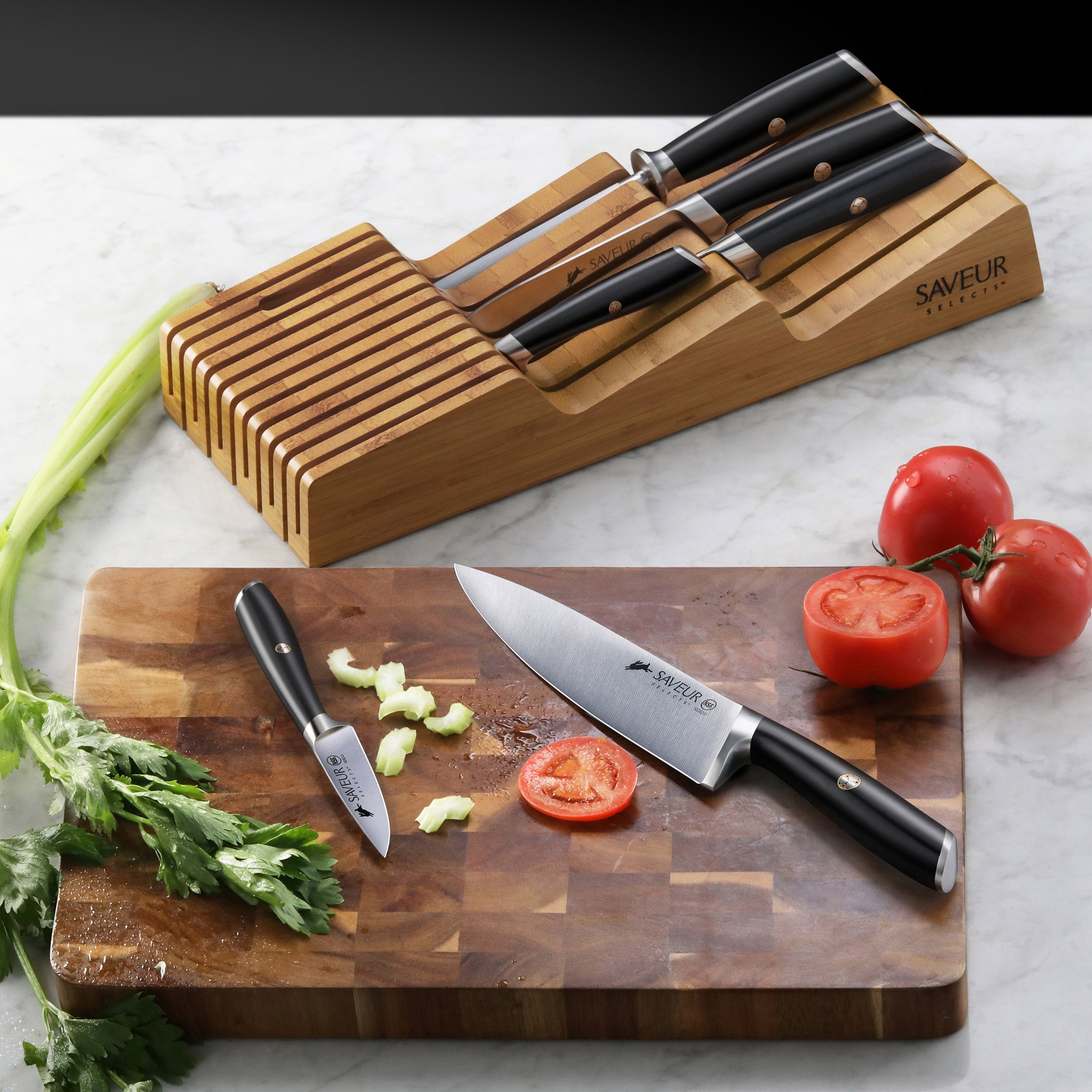 Cangshan SAVEUR Series German Steel 7-piece Knife In-Drawer Set