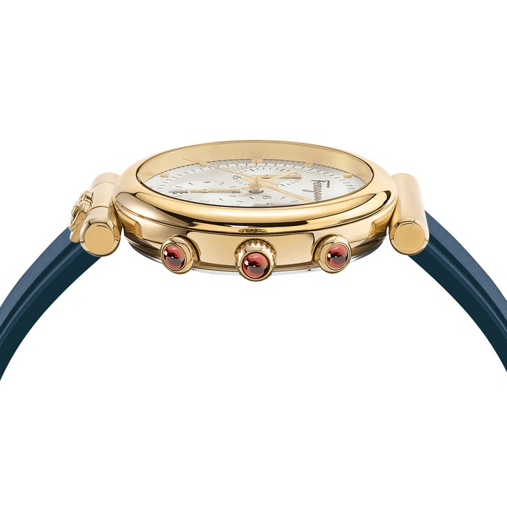 Salvatore Ferragamo Ora Chronograph Gray and Gold Watch Salvatore Ferragamo Women main image 3
