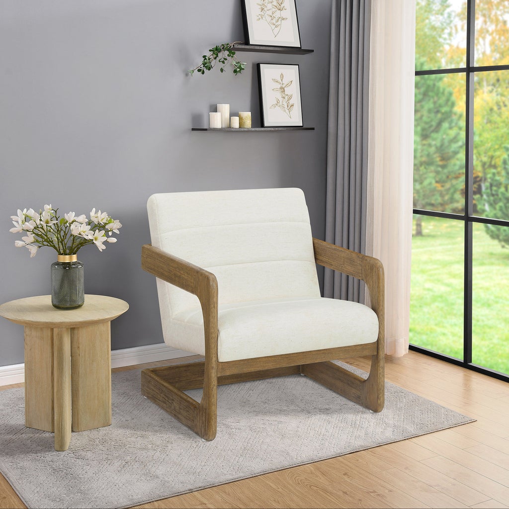 Thomasville Milland Wood Base Fabric Accent Chair | Costco