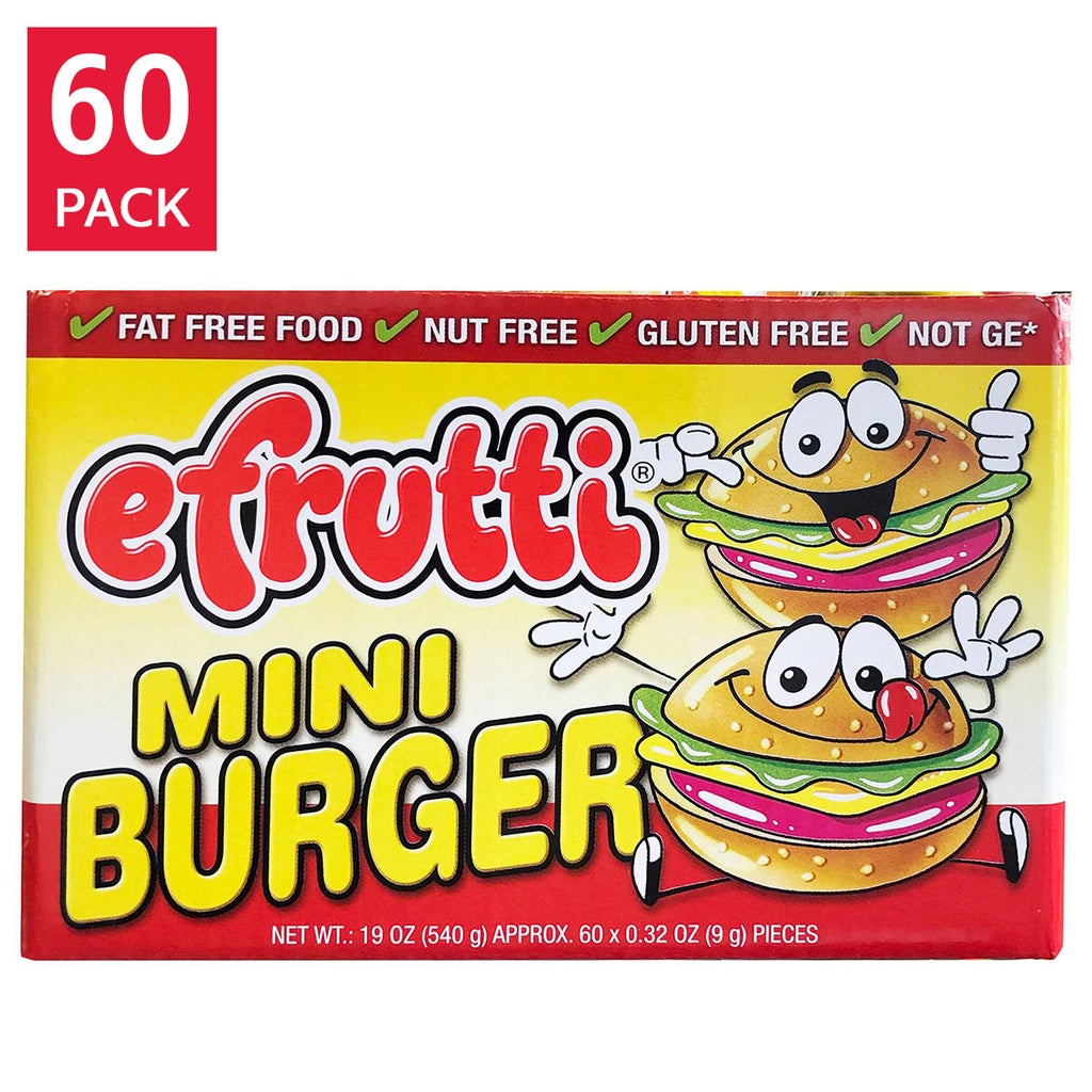E.Frutti Gummi Mini Burger, 60-count | Costco