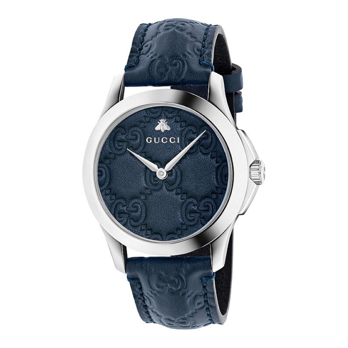 Gucci G-Timeless Guccissima Embossed Ladies Quartz Watch | Costco