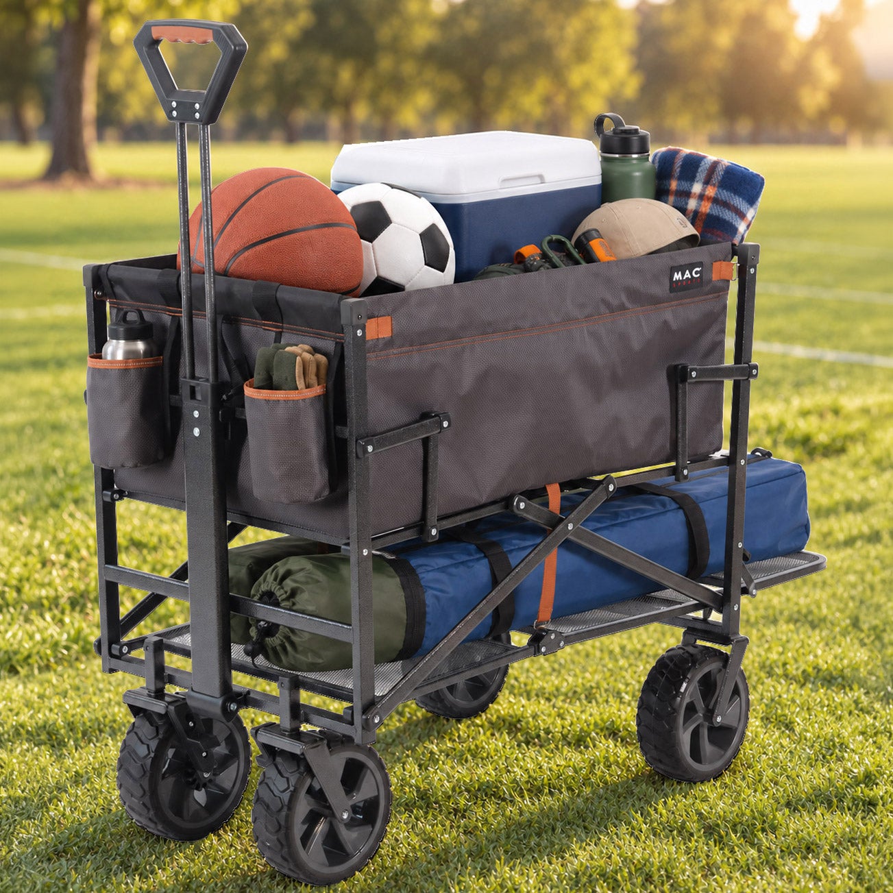 Mac Sports Double Decker Wagon with Brakes | Costco