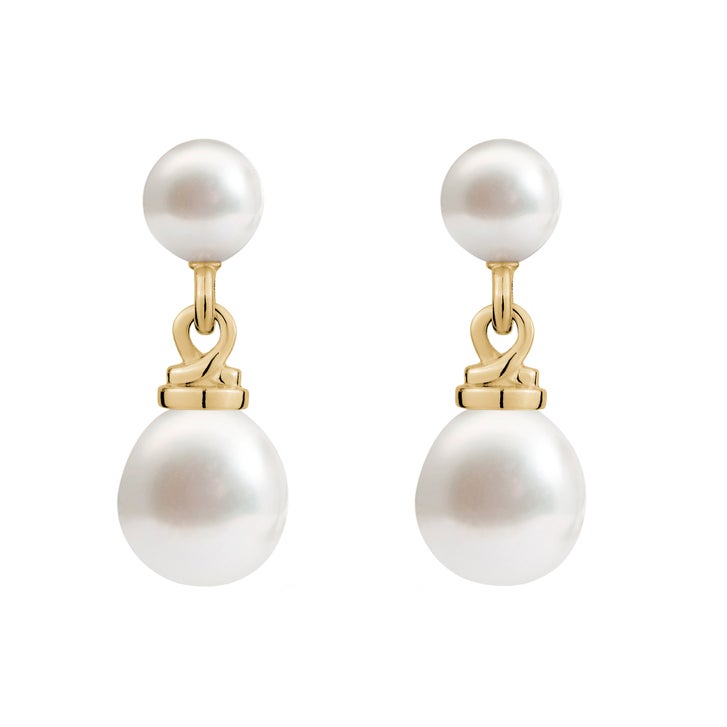 6.5 - 8.5 mm Cultured Freshwater Pearl Earrings | Costco