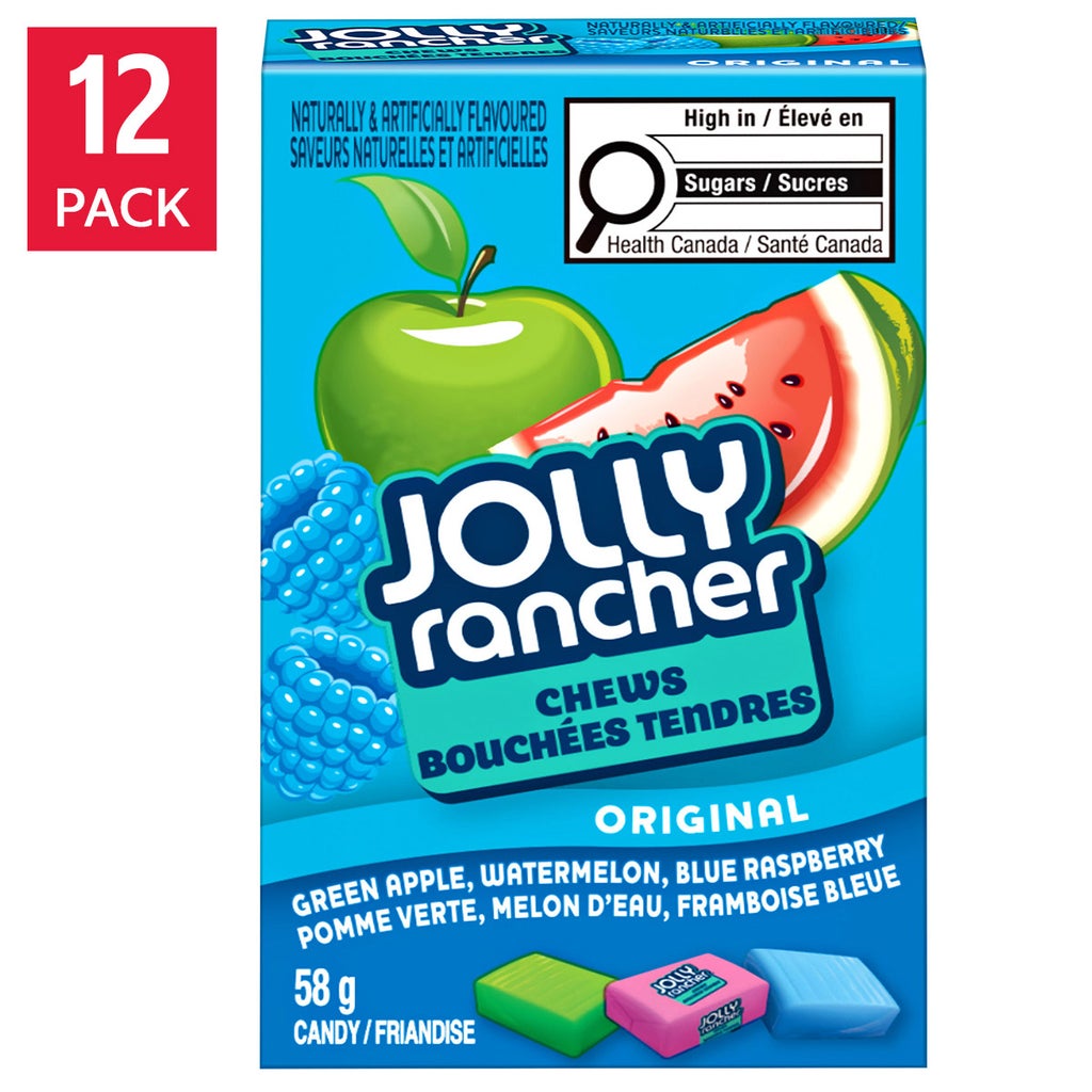 Jolly Rancher Chews Candy, Original, 12 × 58 g | Costco