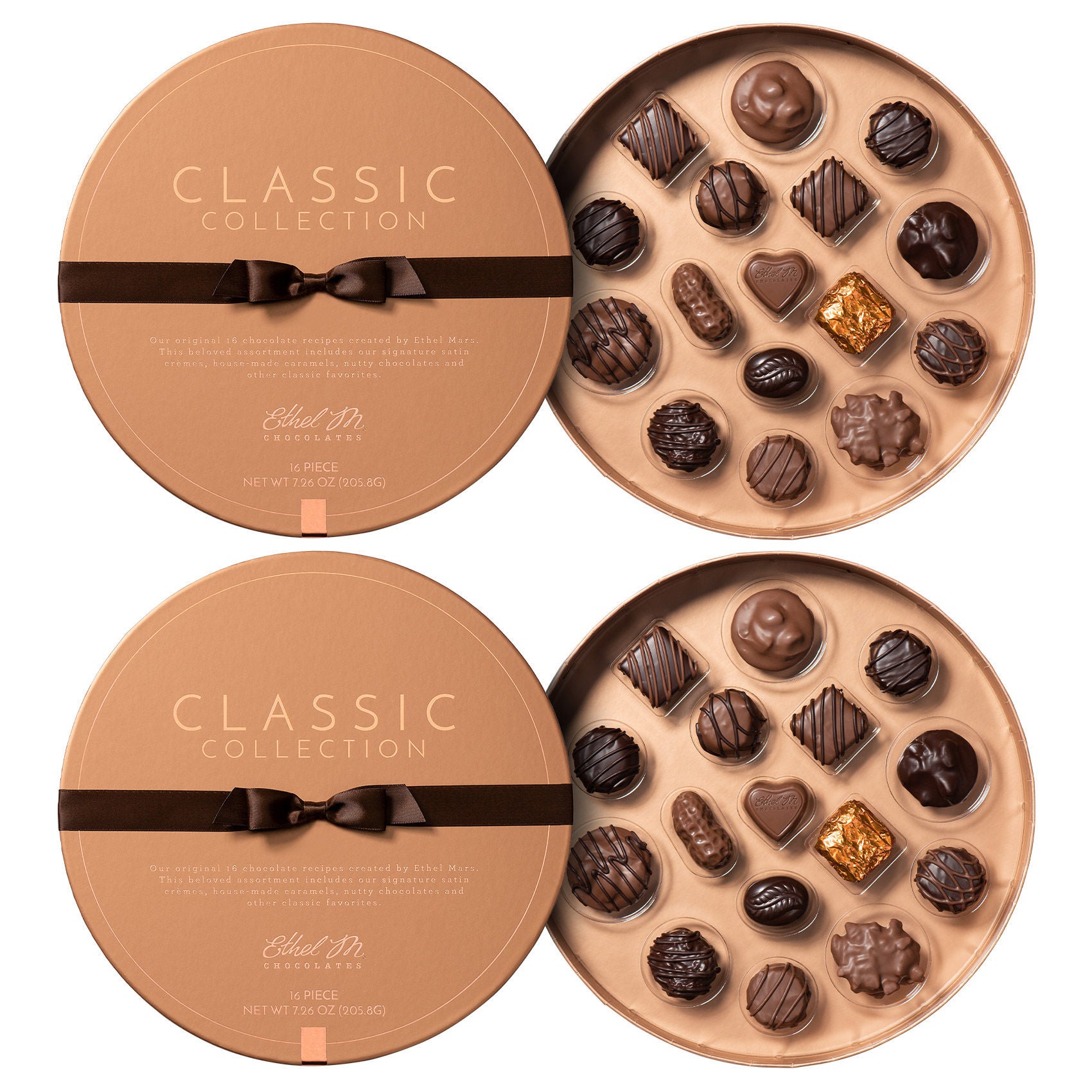 Ethel M Chocolates Classic Collection, 2 Pack, 32 Pieces Total