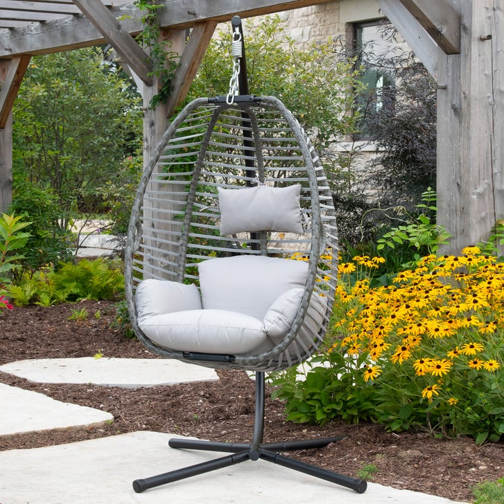 Vivere Swinging Nest Chair and Stand Combo | Costco