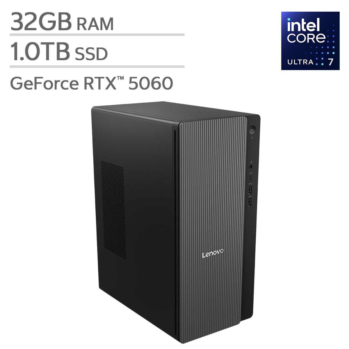 TV対応 富士通 i7/6コア 32GB SSD1TB+HDD2TB Win11 Lenovo IdeaCentre 17 Liter — Intel Core Ultra 7 265F Processor
