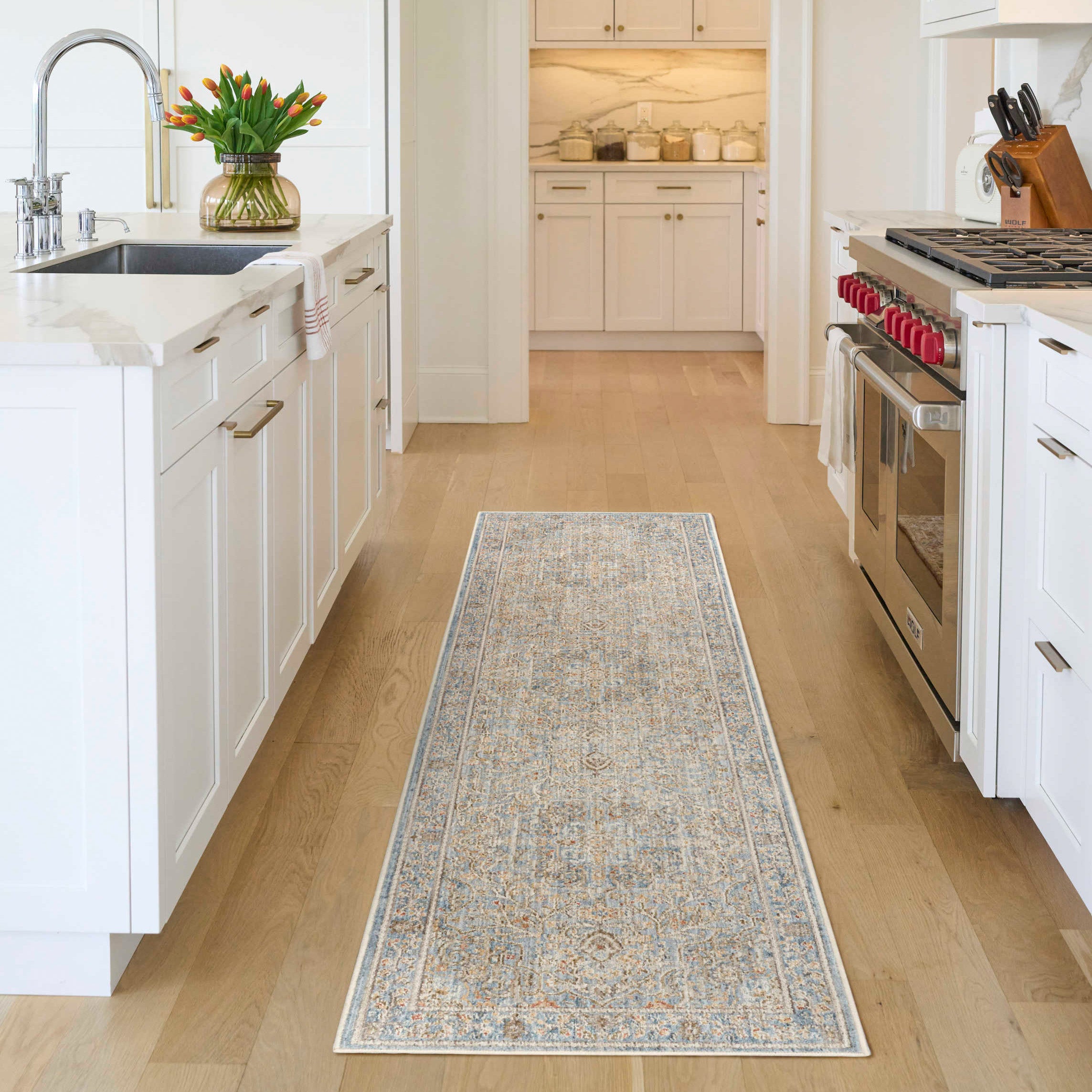 Nourison Argon Area Rug, Tide, 2’2” x 7’6”