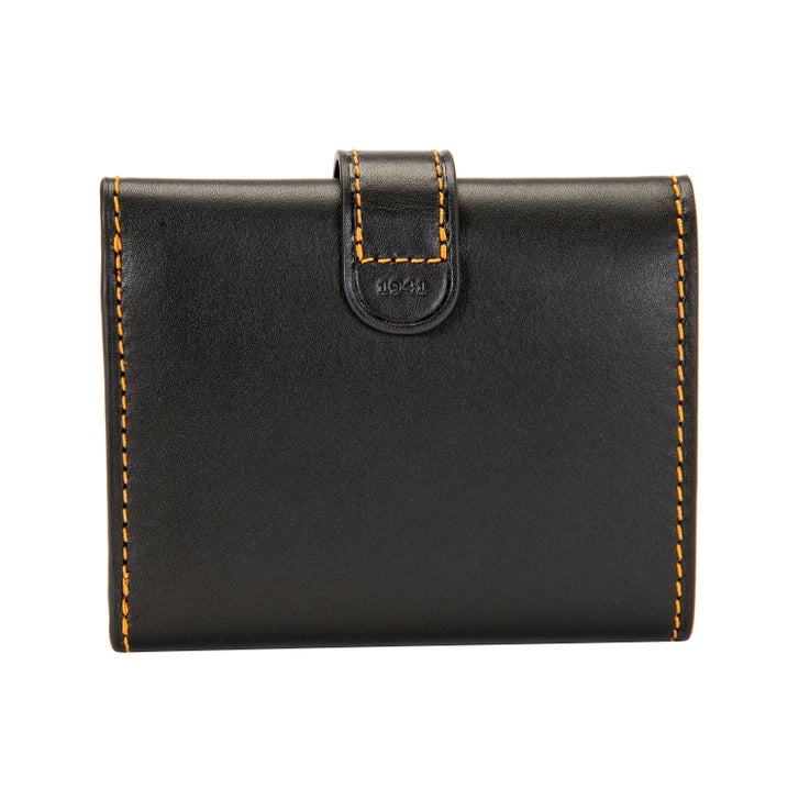 小物 COACH Trifold Wallet Black Leather Coach Small Trifold Wallet Black | Costco