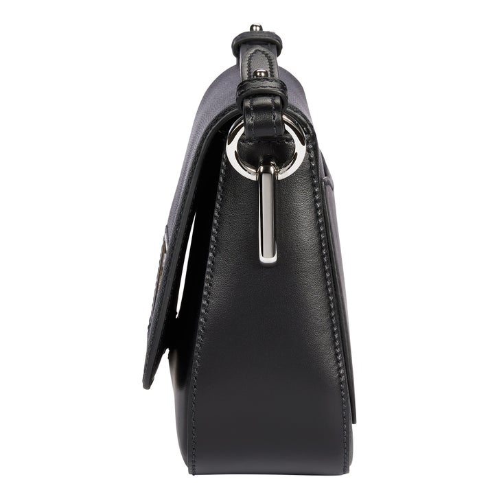 Prada Saffiano Leather ID Bag, Black | Costco