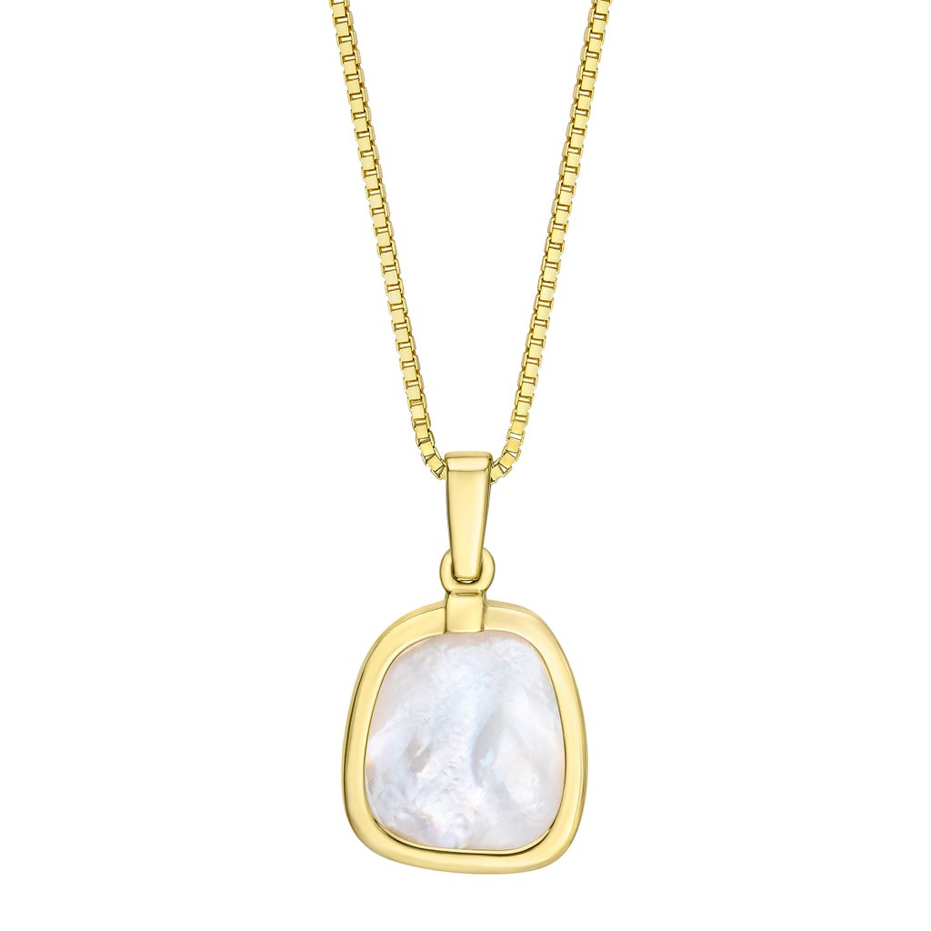 Limitless Pendant （美品） Gemstone 14kt Yellow Gold Bezel Pendant | Costco