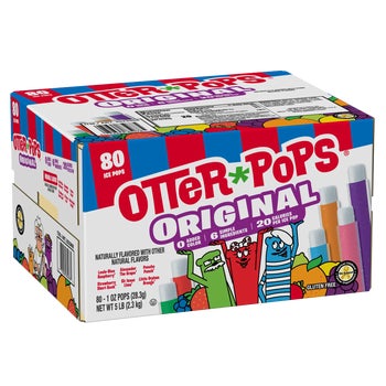 Otter Pops Freezer Pops, Original, Variety Pack, 1 oz, 80 ct | Costco