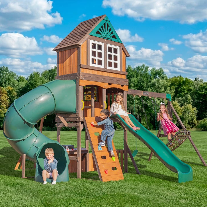 KidKraft Flagstaff Fort Swing Set – Do-it-Yourself | Costco