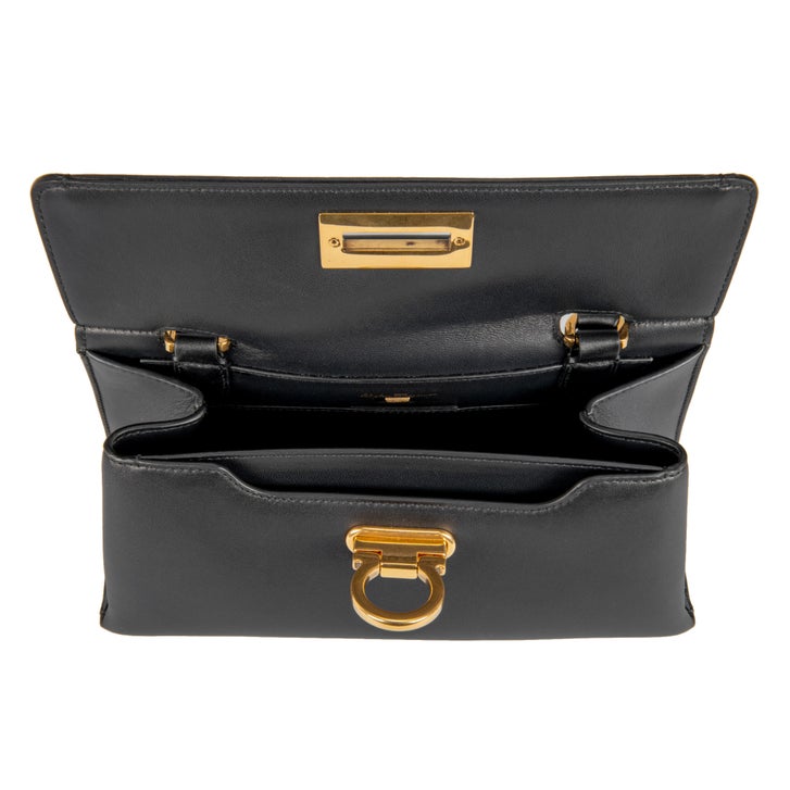 Ferragamo Trifolio Swing Bag, Black | Costco