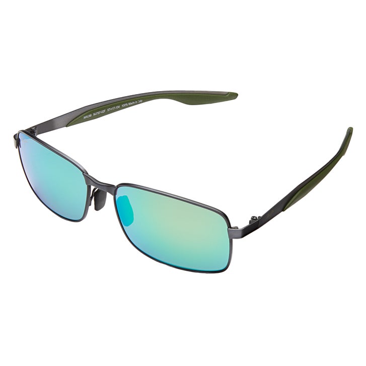 Maui Jim Shoal GM797-02F Brushed Gunmetal Green Polarized