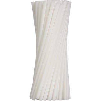 Eagle Beverage 7.75" Jumbo Straws, Unwrapped, 2000 ct